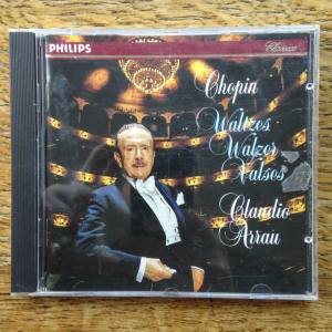 The First Commercially Released Compact Disc: Claudio Arrau's rendition of Chopin waltzes, released by Philips Classics in 1980, acquired by The Museum of Portable Sound in December, 2014.