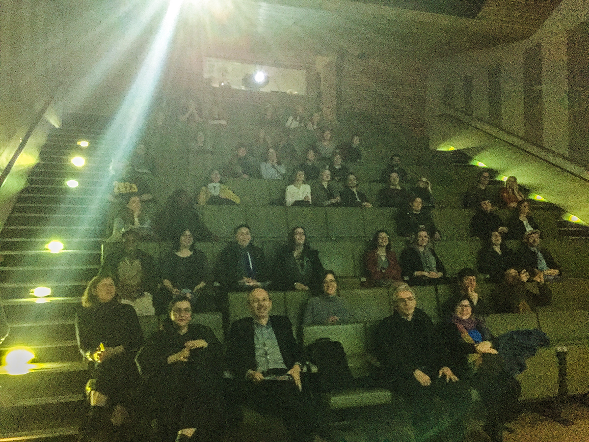 The audience in the V&A Sackler Research Centre's Hochhauser Auditorium.