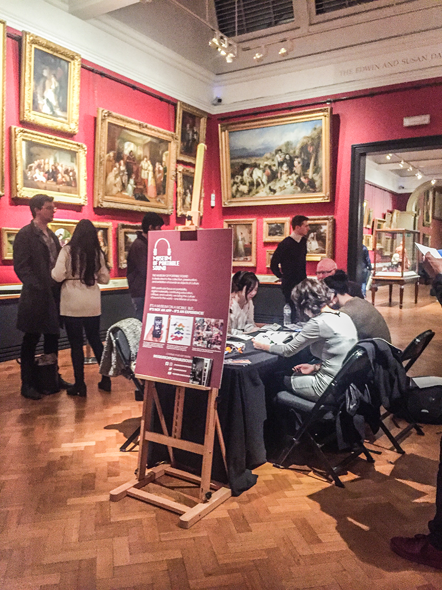 Another group of visitors inside the stunning Room 82.