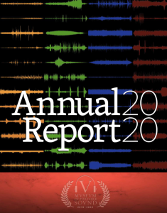Museum of Portable Sound Annual Report 2020 Cover