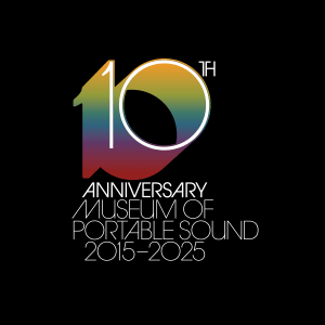 Museum of Portable Sound 10th Anniversary Logo