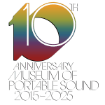 Museum of Portable Sound 10th Anniversary logo